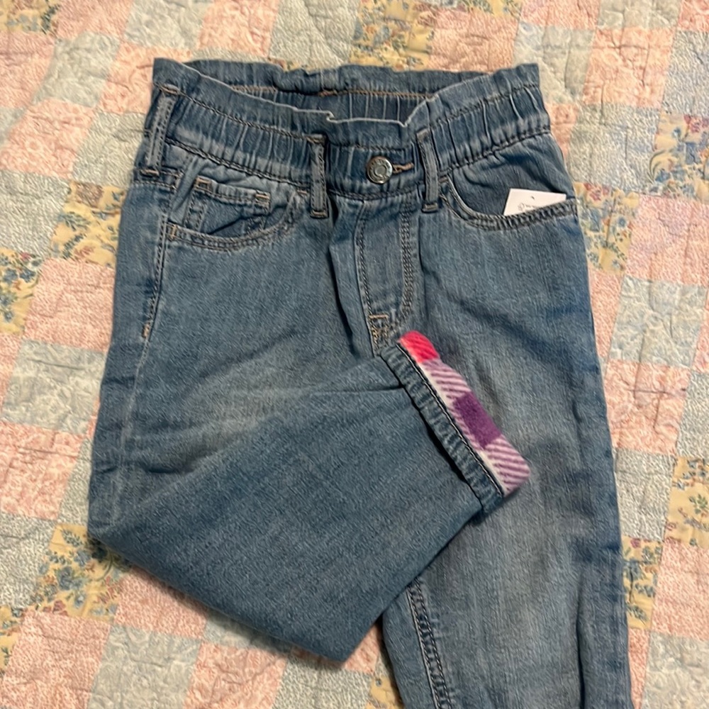 Gap lined jeans